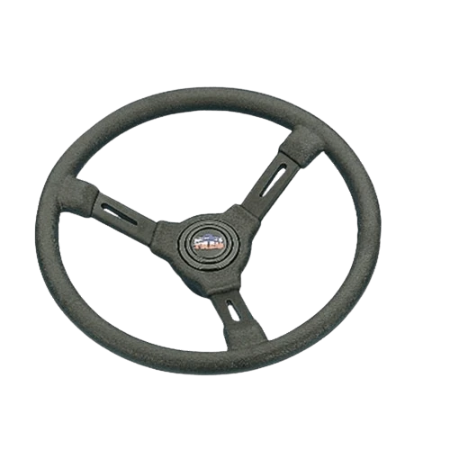 Volan Racing 350mm in 3 spite de culoare neagra